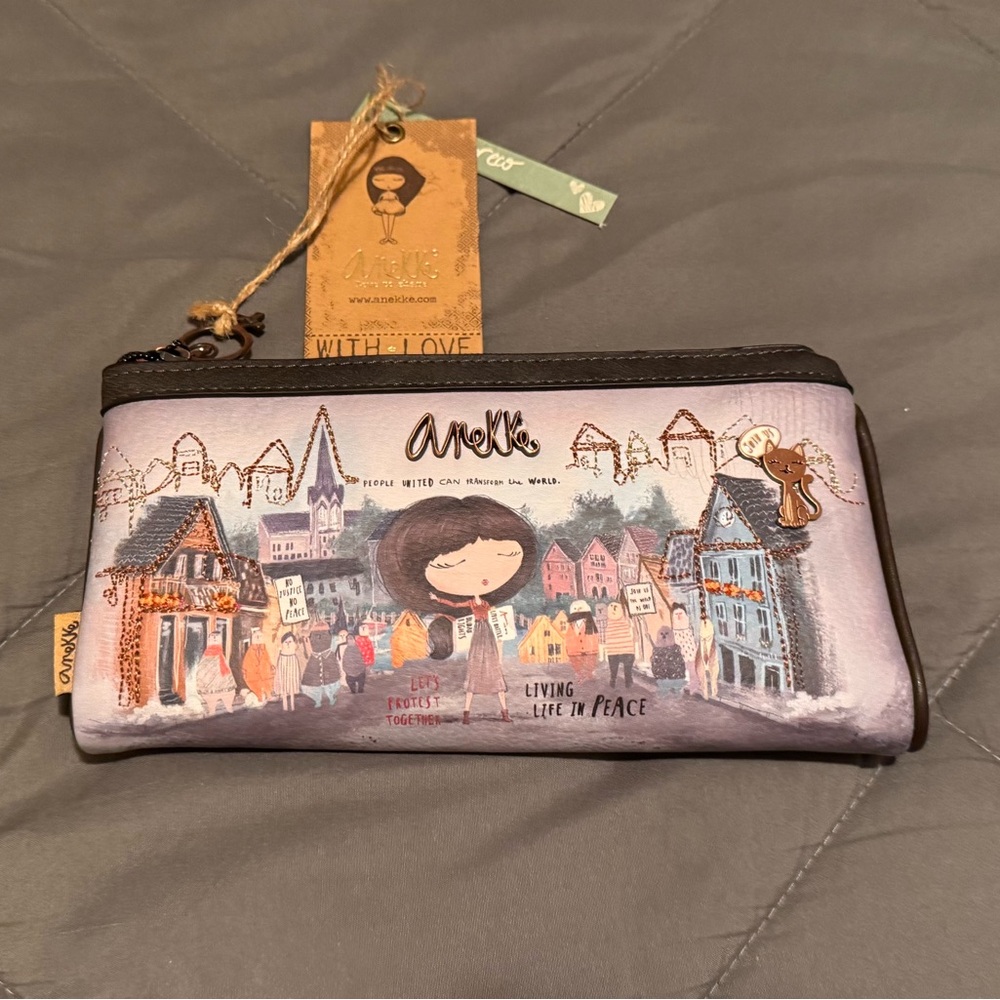 NWT Anekke Multicolor Wallet - Picture 2 of 4